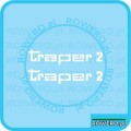 Naklejki na rower ROMET TRAPER 2 naklejka napis