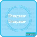 Naklejka Romet Traper napis naklejka