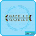 Naklejki na rower Gazelle Set 2