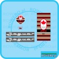 Naklejka ROMET JAGUAR SUPERCYCLE , rozmiar 550 , napis-szablon