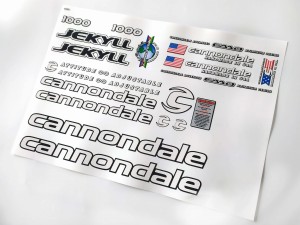 Naklejki Cannondale set 502,  naklejki na rower Cannondale