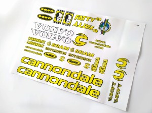 Naklejki Cannondale set 504,  naklejki na rower Cannondale