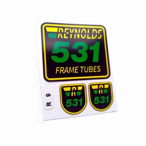 Naklejki Reynolds 531 Frame Tubes naklejka Reynolds R9