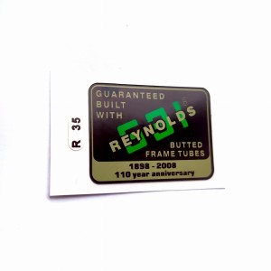 Naklejka Reynolds 531 Butted Frame Tubes naklejka R35