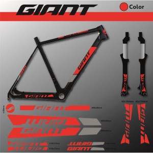 Naklejki Giant -  naklejki na rower Giant -set 554