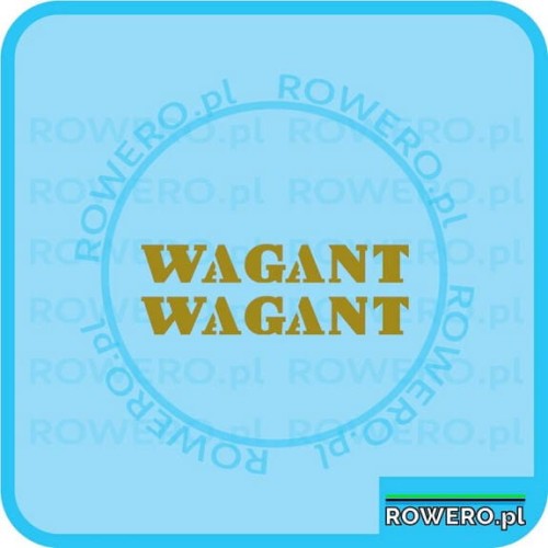 Naklejki na rower Romet Wagant naklejka napis złoty