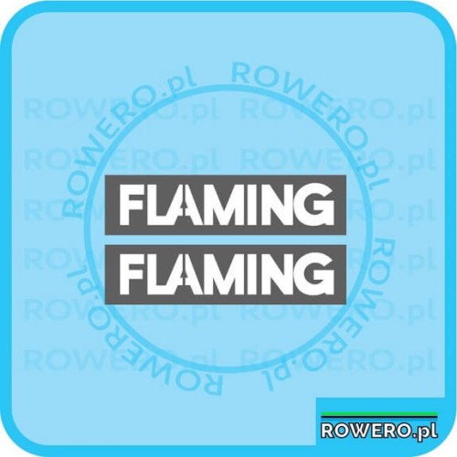 Naklejki na rower ROMET FLAMING szablon do malowania