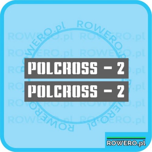 Naklejki na rower ROMET POLCROSS 2 szablon do malowania