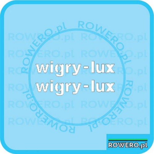 Naklejki na rower ROMET WIGRY LUX naklejka napis