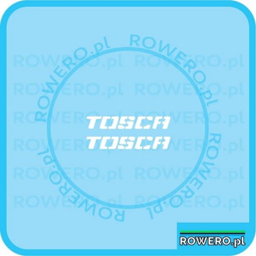 Naklejki na rower ROMET TOSCA naklejka napis