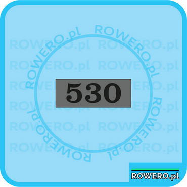 Naklejka Romet Sport Super Special rozmiar 530