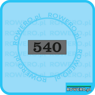 Naklejka Romet Sport Super Special rozmiar 540