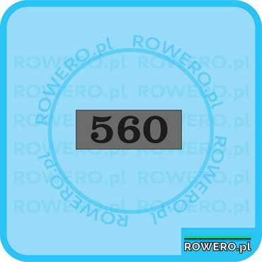 Naklejka Romet Sport Super Special rozmiar 560