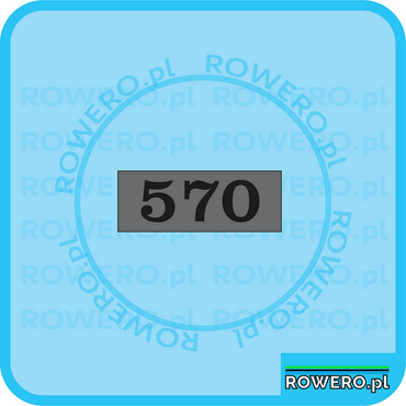 Naklejka Romet Sport Super Special rozmiar 570