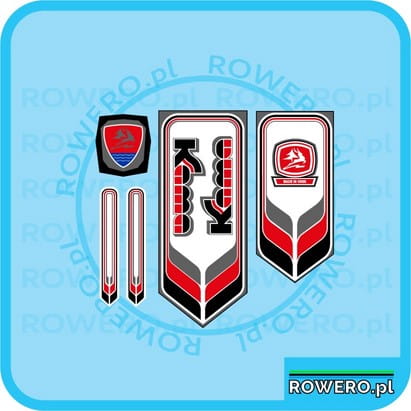 Naklejki na rower ZSRR Kama