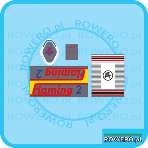 Naklejki Romet Flaming 2