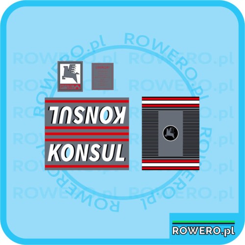 Naklejki ROMET KONSUL