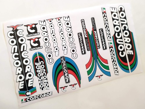 Naklejki Concorde naklejki na rower Concorde