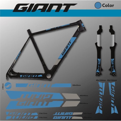 Naklejki Giant -  naklejki na rower Giant -set 555