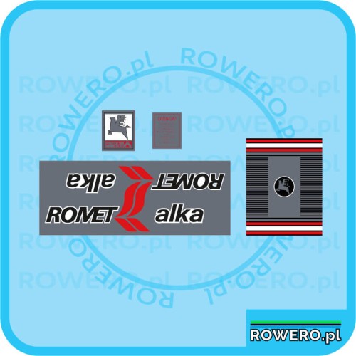 Naklejki Romet Alka