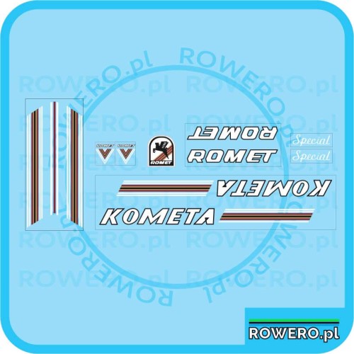 Naklejki na rower Romet Kometa