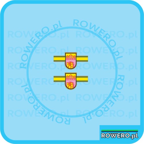 Naklejki na rower ROMET ZR HURAGAN JAGUAR na widelec