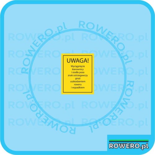 Naklejki na rower ROMET Uniwersalna 2 żółta.jpg