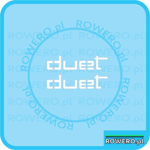 Naklejki na rower ROMET DUET napis