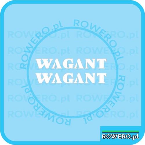 Naklejki na rower ROMET WAGANT napis