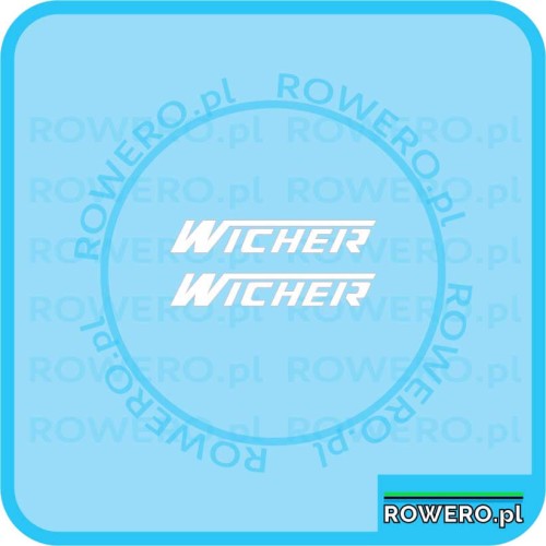Naklejki na rower ROMET WICHER napis