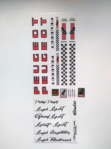 Naklejki Peugeot set 759