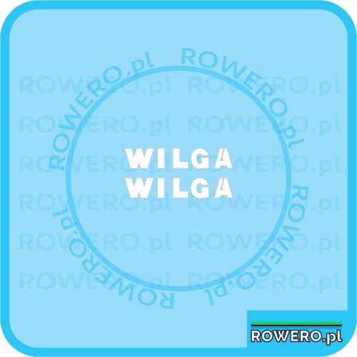 Naklejki na rower ROMET WILGA napis