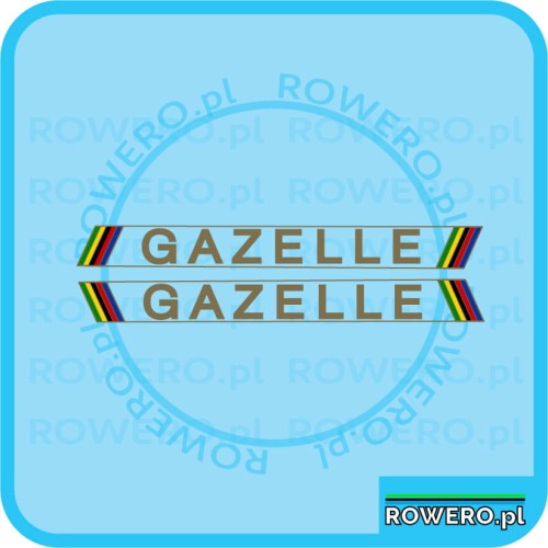 Naklejki na rower Gazelle Set 2