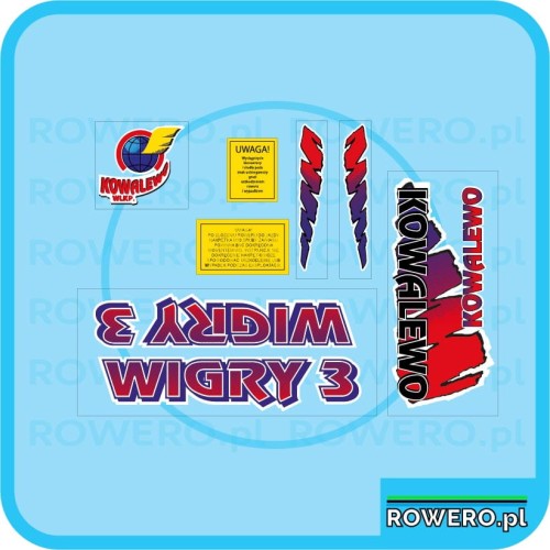 Naklejka Romet Wigry 3 Kowalewo