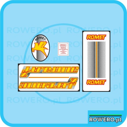 Naklejka Romet Jubilat 2 lata 90