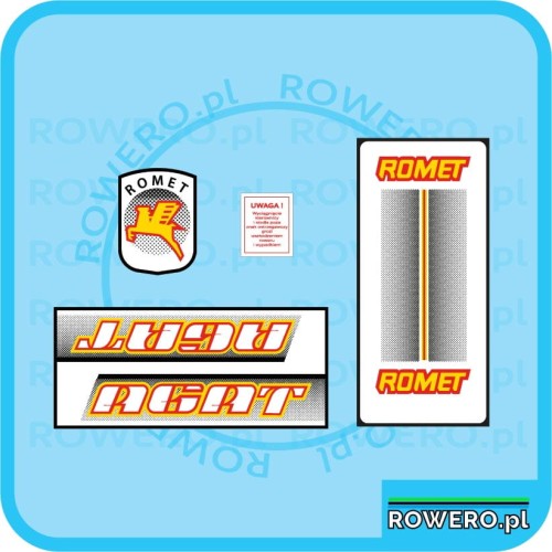 Naklejka Romet Agat lata 90