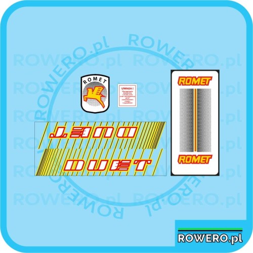 Naklejka Romet Duet lata 90