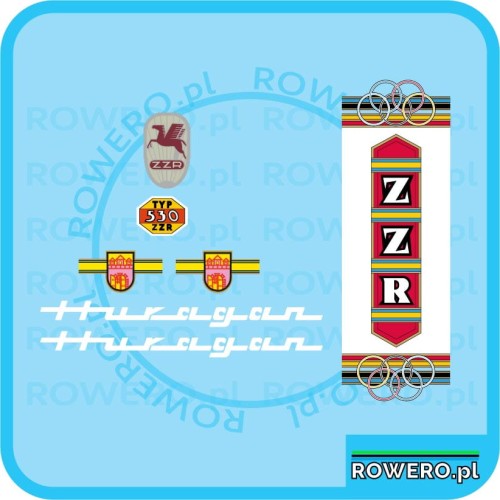 Naklejka Romet Huragan typ 530 napis- naklejka