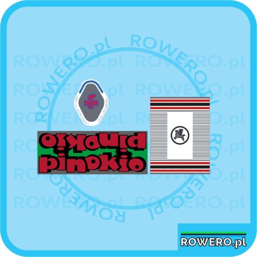 Naklejka Romet FSM Pinokio wersja 1