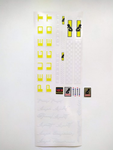 Naklejki Peugeot set 755