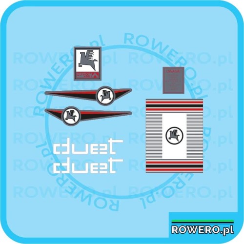 Naklejki Romet Duet bicycle stickers