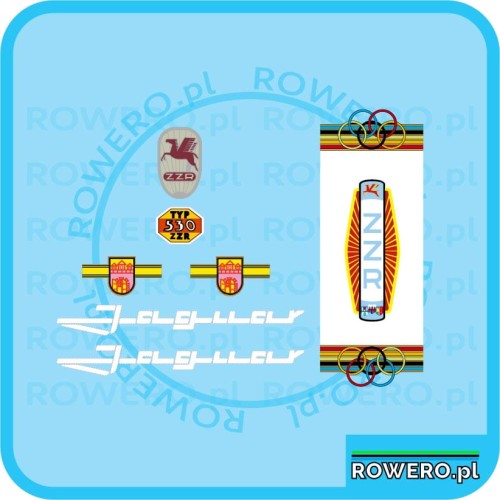 Romet Jaguar lata 60 rozmiar 530 naklejka