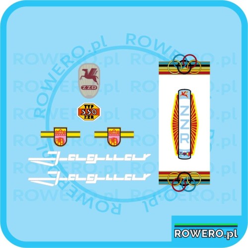 Romet Jaguar lata 60 rozmiar 550 naklejka