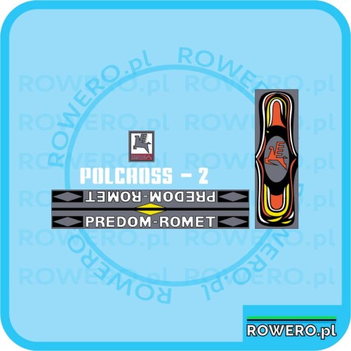 Naklejka Romet Polcross 2 naklejka
