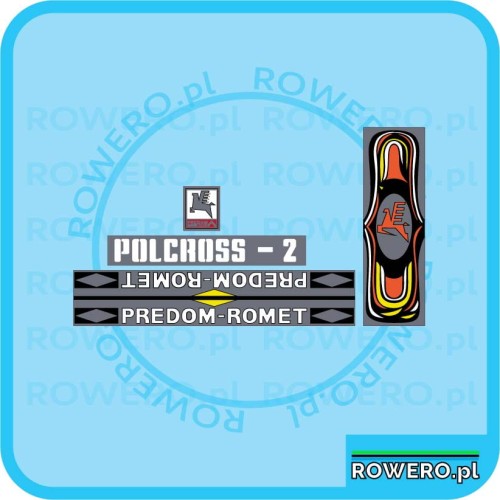 Naklejka Romet Polcross 2 szablon