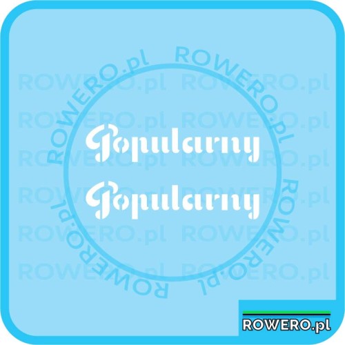 Naklejka Romet Popularny naklejki napis