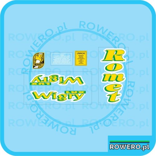 Naklejka Romet Wigry Lux