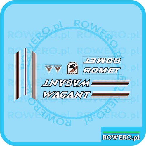 Naklejka Romet Wagant bezbarwna