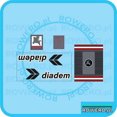 Naklejka Romet Diadem