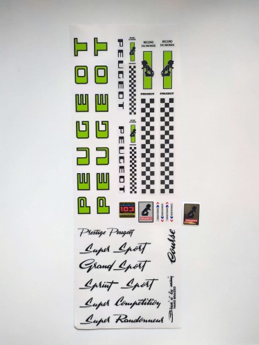 naklejki Peugeot set 350